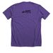 Roller Derby Can Change the World, a Heather Team Purple Premium Unisex Tee (back-view)