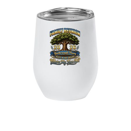 2026, a White Insulated Wine Cup