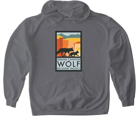 GCWRP Large Logo Merch, a Charcoal Gildan Softstyle Pullover Hoodie