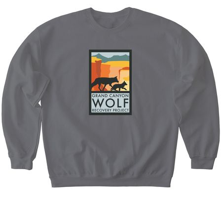 GCWRP Large Logo Merch, a Charcoal Softstyle Crewneck Sweatshirt