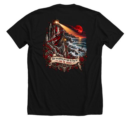 Not Everything You Light the Way for.., a Solid Black Blend Premium Unisex Tee