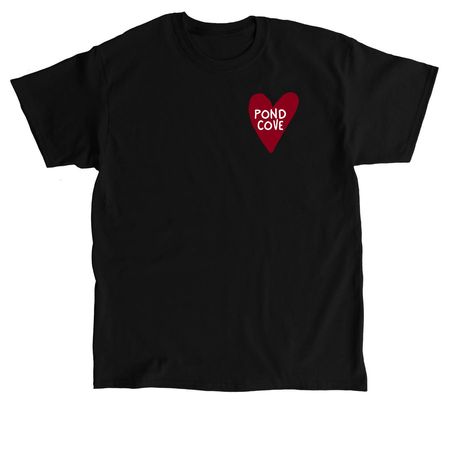 Pond Cove Love, a Black Classic Unisex Tee