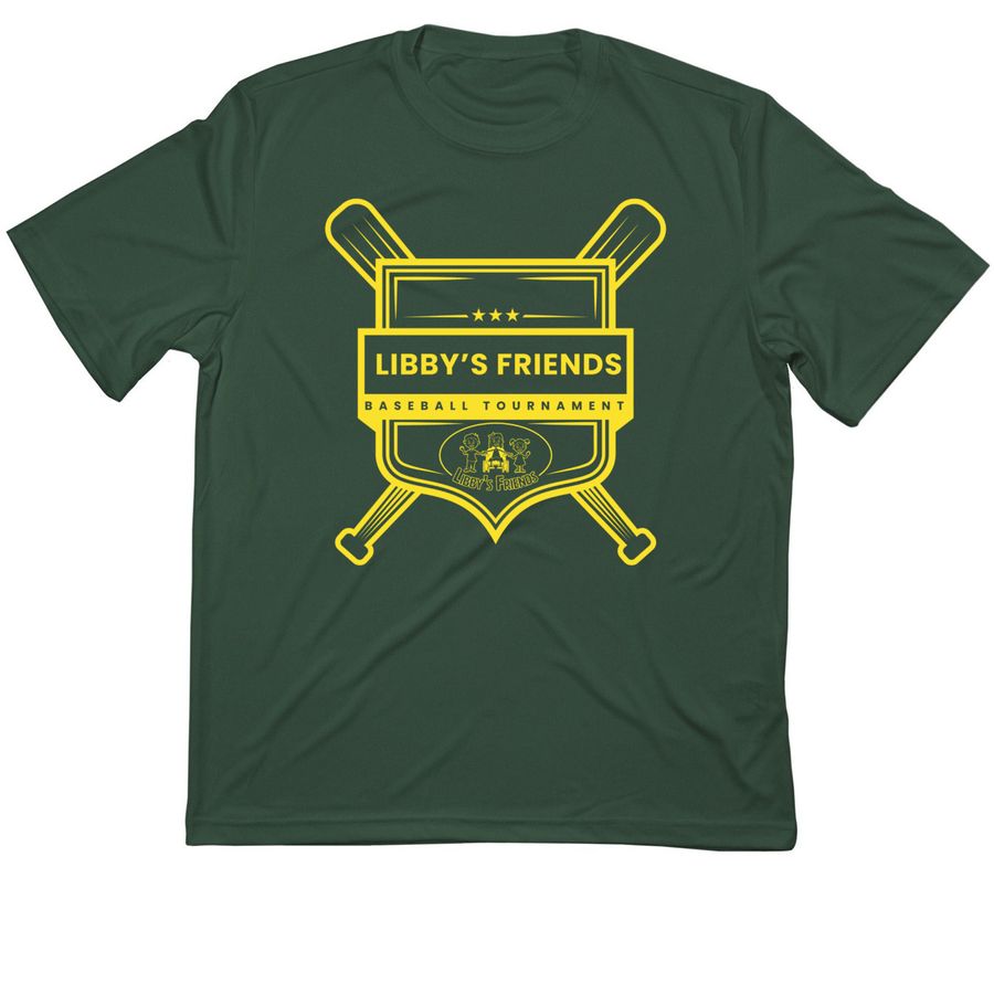 Mountain Brook LF Baseball Shirts, a Forest Green Classic Performance Tee