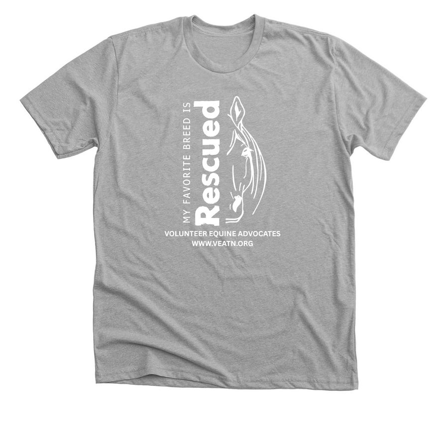 Volunteer Equine Advocates, a Athletic Heather Premium Unisex Tee