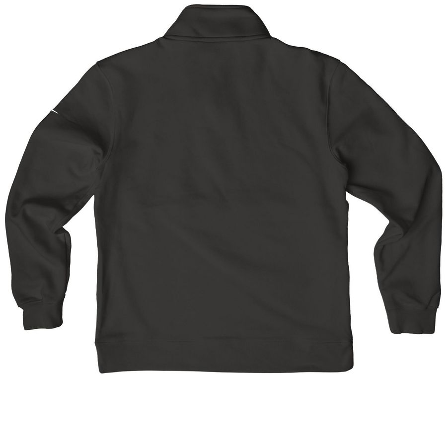 Nike Gear | Polos, a Anthracite Nike Club Fleece Half Zip Pullover (back-view)