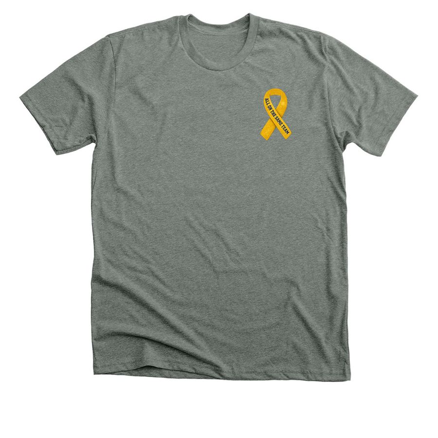 SJ Football, a Deep Heather Premium Unisex Tee