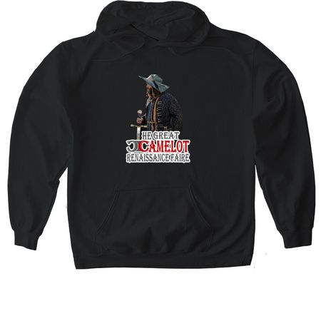 The Wonderful Bubble Wizard!, a Black Gildan Softstyle Pullover Hoodie