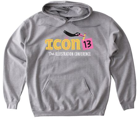 ICON 13 - Conference Logo, a Sport Grey Gildan Softstyle Pullover Hoodie