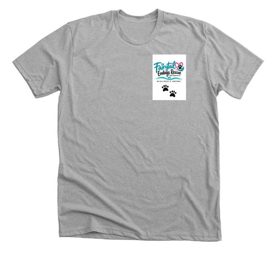 Rescue/Sanctuary&nbsp;, a Athletic Heather Premium Unisex Tee