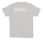 Season T- Shirt, a Solid Athletic Grey Premium Cotton Tee (back-view)