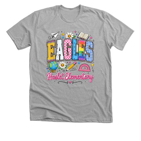 Haslet Eagles Supplies, a Athletic Heather Premium Unisex Tee