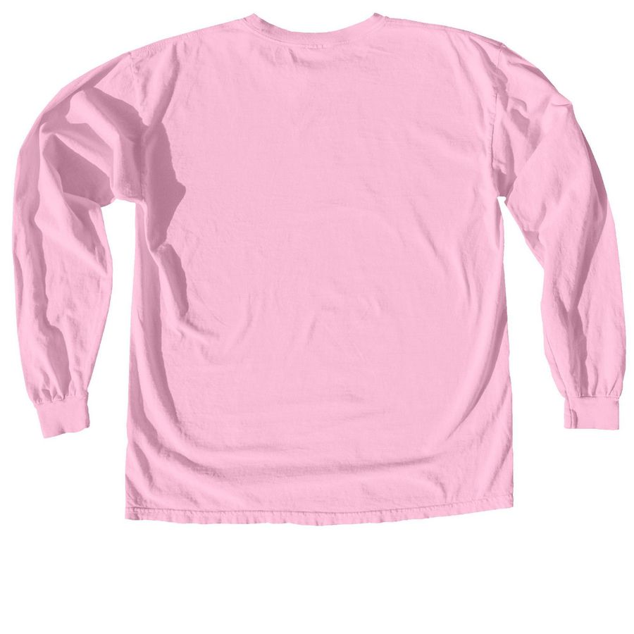 Elijah's Journey Green Words Adult+Youth, a Blossom Comfort Colors Long Sleeve Tee (back-view)
