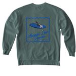 ALR Shirts/Sweatshirts, a Blue Spruce Comfort Colors Crewneck Sweatshirt (back-view)