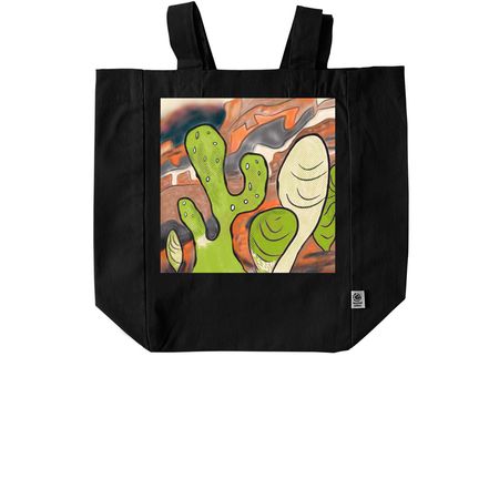 Sand Dunes&nbsp;, a Black Recycled Cotton Tote Bag