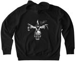 Eco Wizard&nbsp;, a Black Stanley/Stella Unisex Cruiser 2.0 Pullover Hoodie (back-view)
