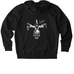 Eco Wizard&nbsp;, a Black Stanley/Stella Unisex Cultivator 2.0 Zip Up Pullover Hoodie (back-view)