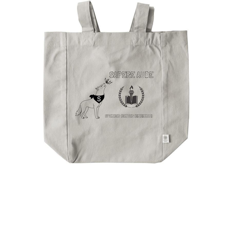 Wolfpack Howl Totes, a Natural Recycled Cotton Tote Bag