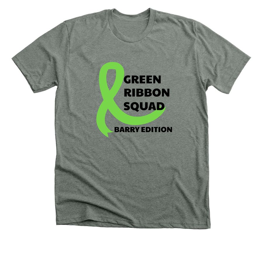 Green Ribbon Squad, a Deep Heather Premium Unisex Tee