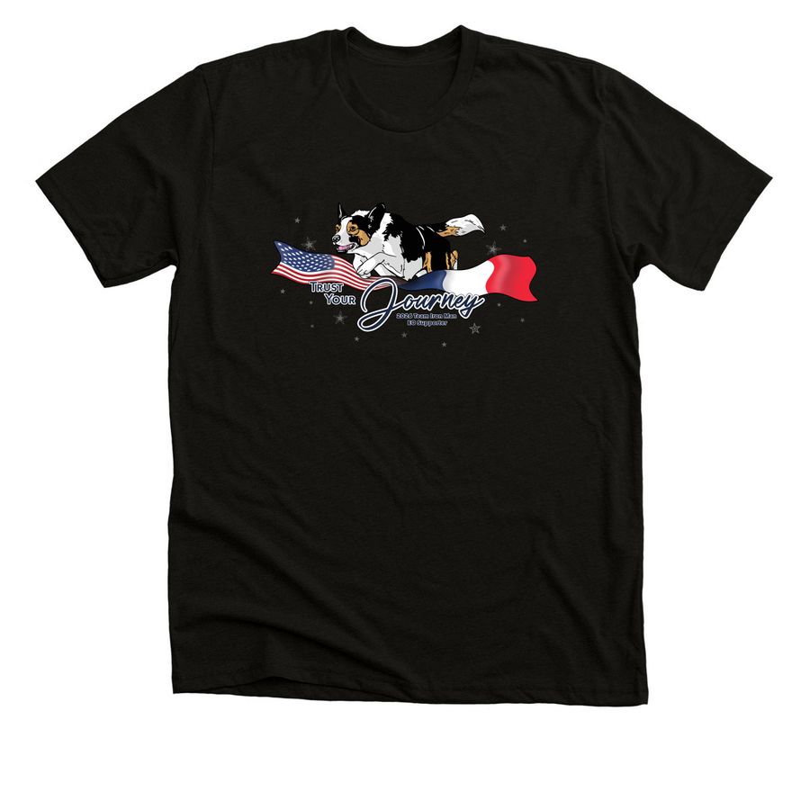 Iron Man European Open 2026 Fundraiser, a Black Heather Premium Unisex Tee