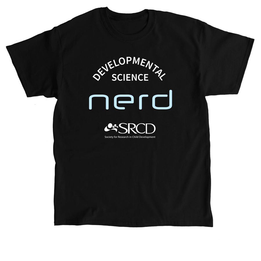 SRCD Developmental Science Nerd Shirt, a Black Classic Unisex Tee