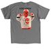 HLH Awareness, a Charcoal Classic Unisex Tee (back-view)