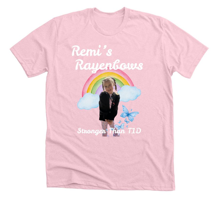 Remi?s Rayenbows, a Heather Pink Premium Unisex Tee