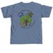 White Oak Biodiversity (Design on Back), a Blue Jean Comfort Colors Unisex Tee (back-view)