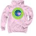 Bring In Spring Green Logo, a Light Pink Pullover Hoodie