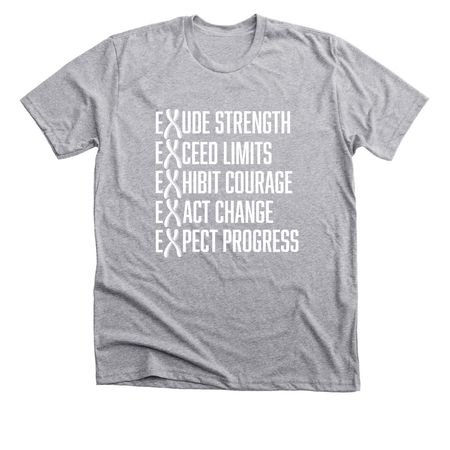 The eXceptional &nbsp;, a Athletic Heather Premium Unisex Tee