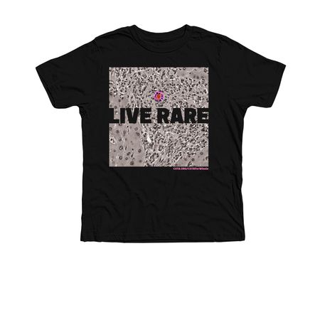 Live Rare Abstract, a Solid Black Blend Premium Youth Tee