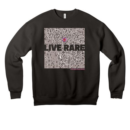 Live Rare Abstract, a Black Premium Drop Shoulder Sweatshirt