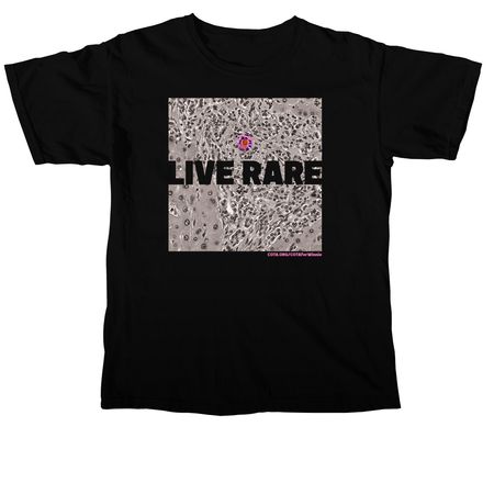 Live Rare Abstract, a Black Comfort Colors Unisex Tee