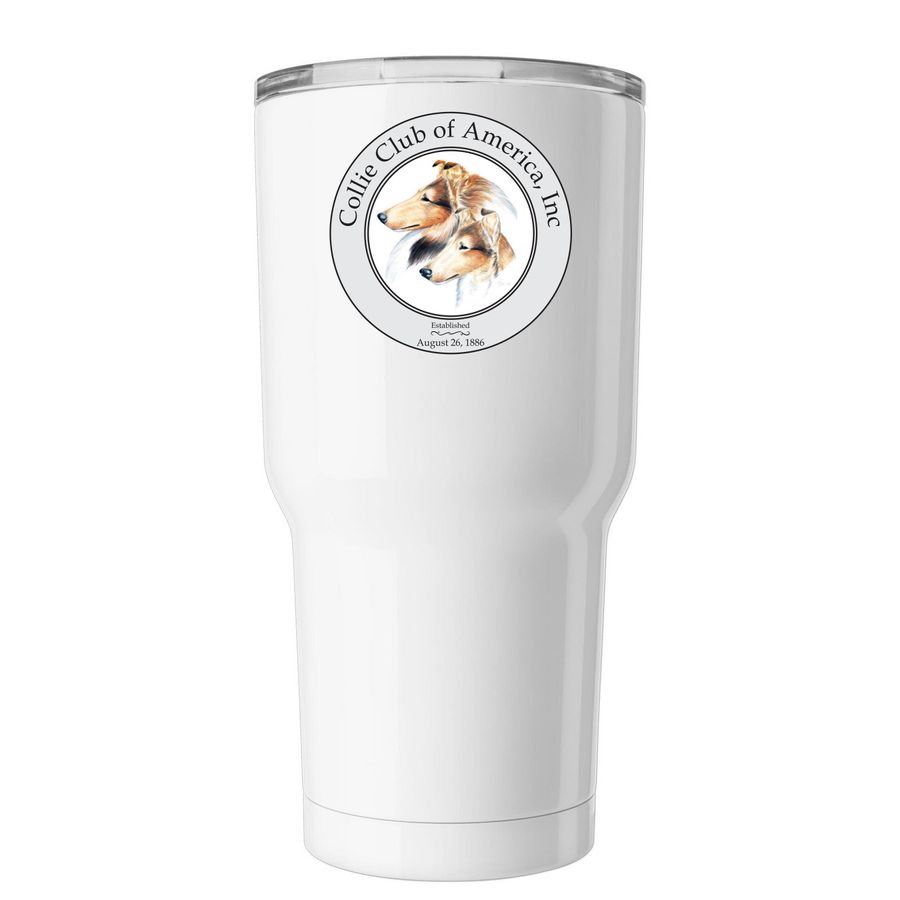 Meet The Breeds, a White Insulated Tumbler