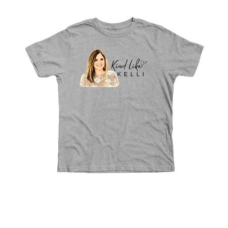 Kind Like Kelli 2026 Design, a Athletic Heather Premium Youth Tee
