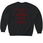 Broadmoor UMC Music, a Black Softstyle Crewneck Sweatshirt (back-view)