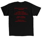 Broadmoor UMC Music, a Black Classic Unisex Tee (back-view)