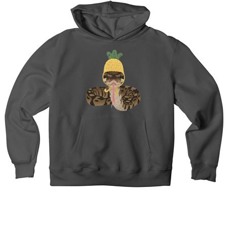 WHO LIVES IN A PINEAPPLE COLLECTION, a Asphalt Premium Heavyweight Pullover Hoodie