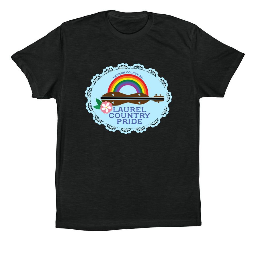 Laurel Country Pride, a Vintage Black Premium Cotton Tee