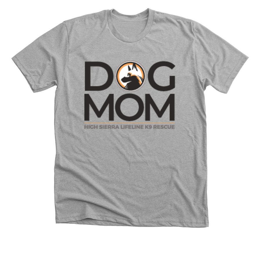 DOG MOM Tshirts & Tanks, a Athletic Heather Premium Unisex Tee