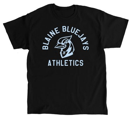Blaine Bluejays Athletics Light Blue, a Black Classic Unisex Tee