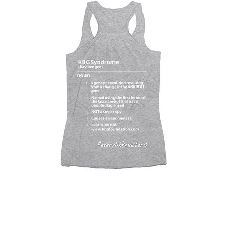 It's a noun!, a Athletic Heather Women's Racerback