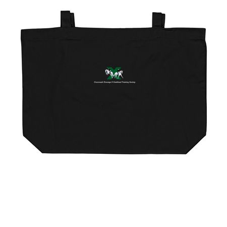 CDCTS Tote Bags, a Black Large Organic Cotton Tote Bag