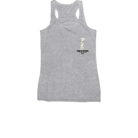 It All Starts With The Bowl, a Athletic Heather Women's Racerback