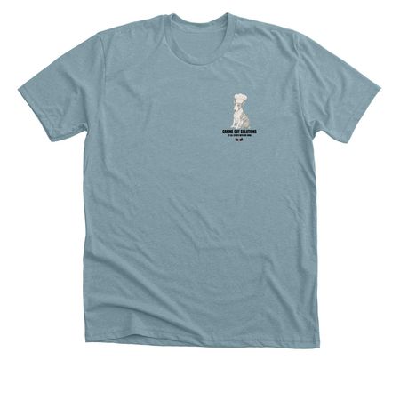 It All Starts With The Bowl, a Heather Blue Lagoon Premium Unisex Tee