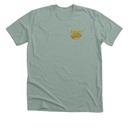 Stay Sunny Tour, a Heather Sage Premium Unisex Tee