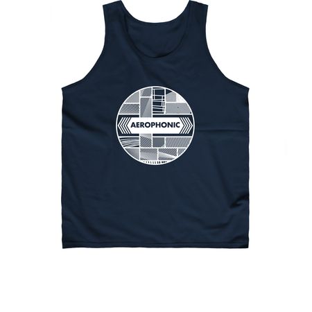 Aerophonic T-Shirts & Hoodies, a Navy Classic Unisex Tank Top