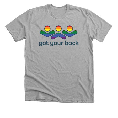 GYB (Pride Edition), a Athletic Heather Premium Unisex Tee