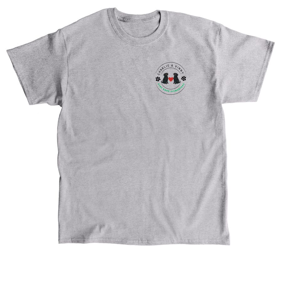 ? Paws Up for Charlie & Vinny, a Sport Grey Classic Unisex Tee