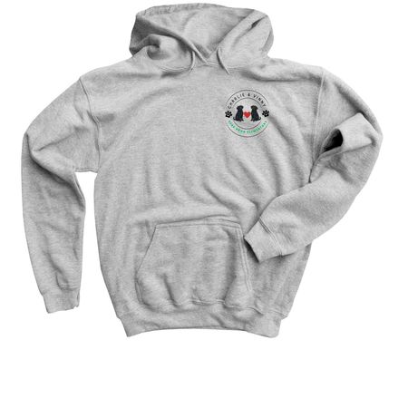 ? Paws Up for Charlie & Vinny, a Sport Grey Youth Pullover Hoodie