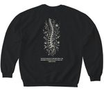 Team Christian (Exclusive Drop) - Dark, a Black Softstyle Crewneck Sweatshirt (back-view)